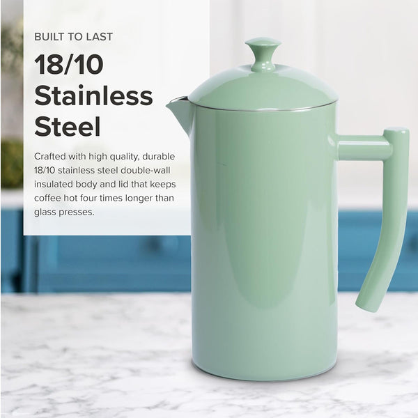 Frieling French Press, Dilly Bean Green, 34 fl. oz.