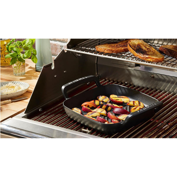 Le Creuset Alpine Collection 10.25" Square Grill - Matte Black