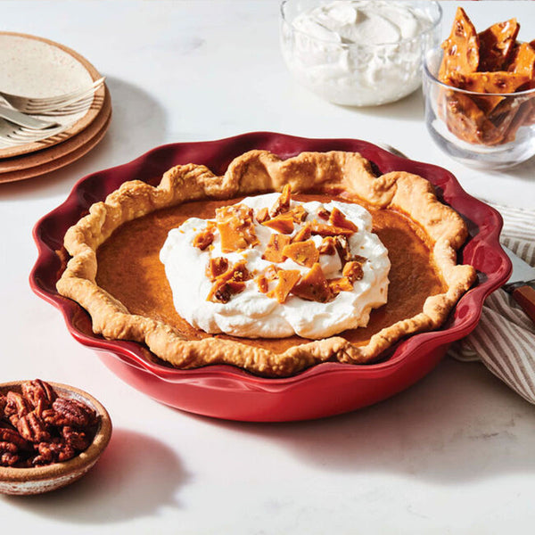 Le Creuset 9" Heritage Pie Dish - Cerise