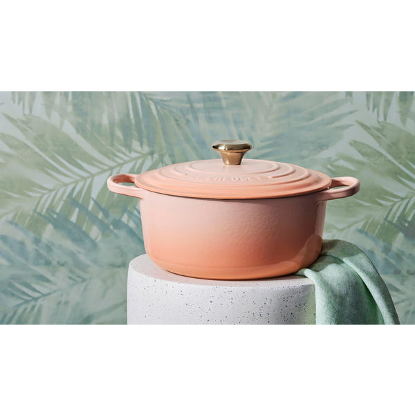 Le Creuset 5.5 qt. Signature Round Dutch Oven - Peche