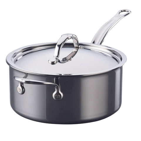 Hestan Nanobond 4-Quart Covered Saucepan With Helper Handle