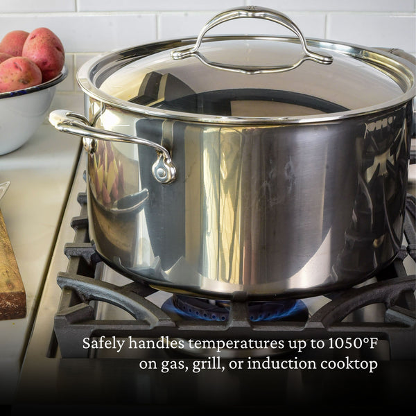 Hestan Nanobond 8 Quart Covered Stockpot