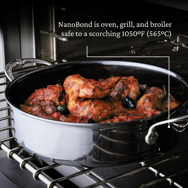 Hestan Nanobond 3.5 Quart Covered Sauteuse