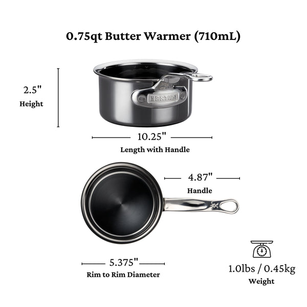 Hestan NanoBond 0.75qt Butter Warmer (12cm)