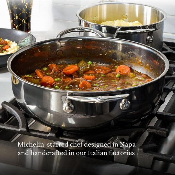 Hestan NanoBond 5.0qt Dutch Oven w/Dome Lid (28cm)