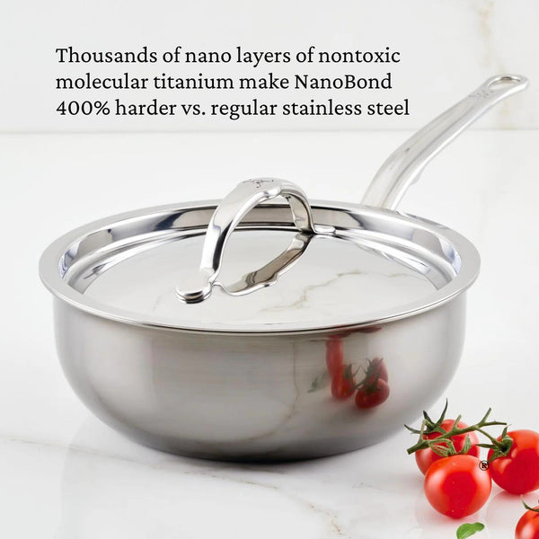 Hestan NanoBond 2.0qt Covered Saucier (20cm)