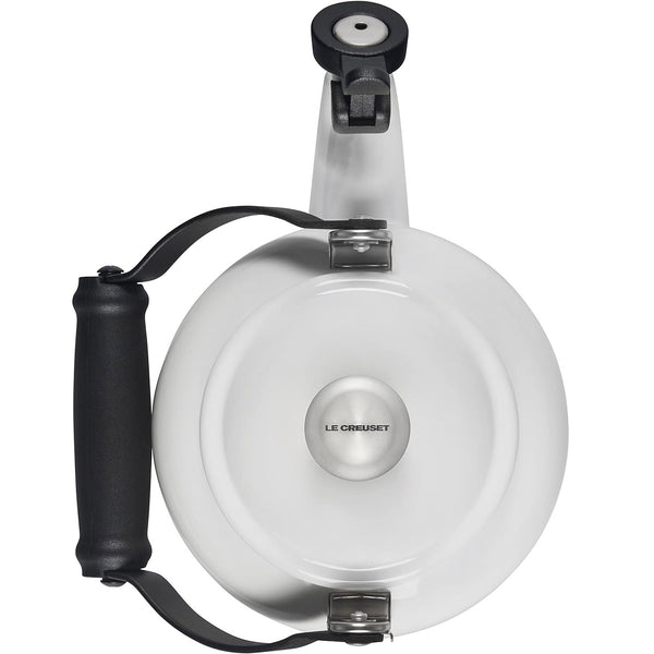 Le Creuset 1.25 qt. Demi Kettle - White w/ SS Knob