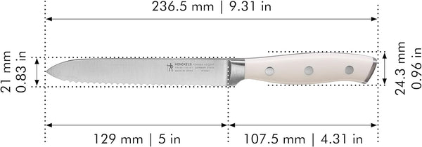 Henckels Forged Accent 2Pc Utility Set- White Handle
