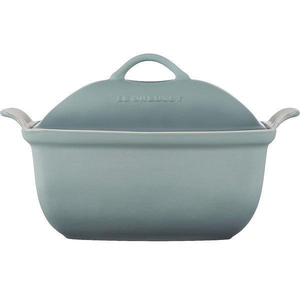 Le Creuset 4.5 qt. Heritage Deep Covered Rectangular Baker - Sea Salt