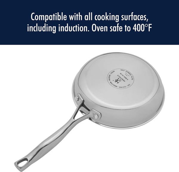 HENCKELS CLAD H3  10PC STAINLESS STEEL COOKWARE SET