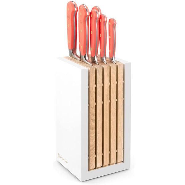 Wusthof Classic 8-Piece Knife Block Set - Coral Peach