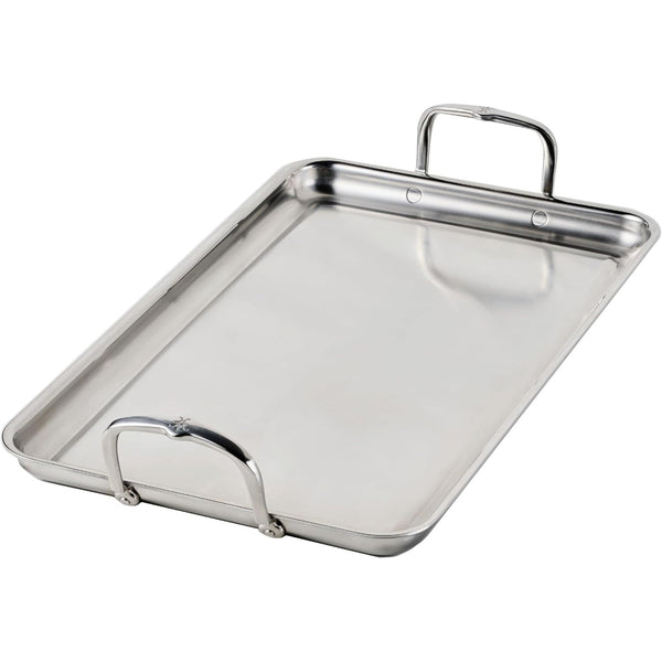 Hestan Provisions Cook Double Burner Griddle W/Flared Rim