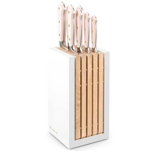 Wusthof Classic 8-Piece Knife Block Set - Pink Sea Salt