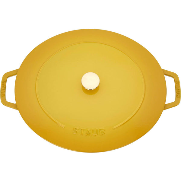 Staub 6.25-Qt Wide Oval Dutch Oven - Citron