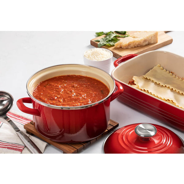 Le Creuset 3.8 qt. Petite Stockpot - White