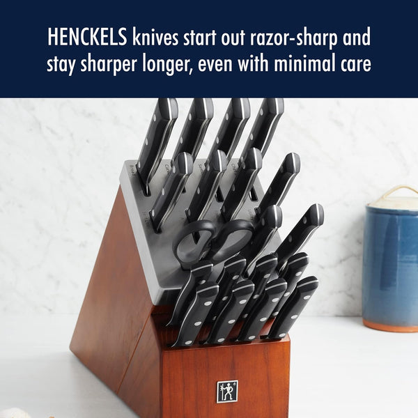 Henckels Dynamic 20Pc Self-Sharpening Knife Block Set