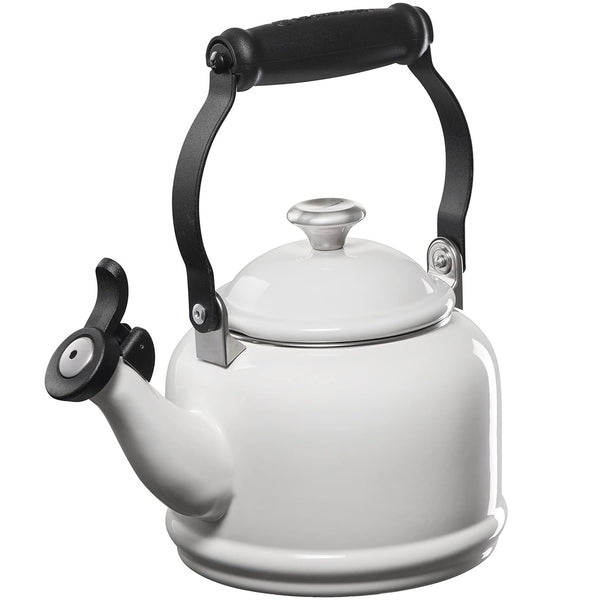 Le Creuset 1.25 qt. Demi Kettle - White w/ SS Knob
