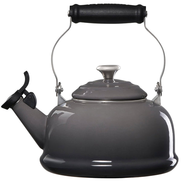 Le Creuset 1.7 qt. Whistling Kettle - Oyster w/ SS Knob