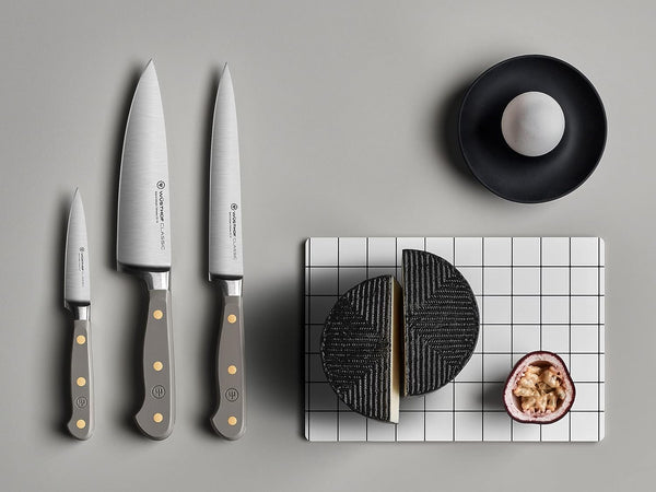 Wusthof Classic 8-Piece Knife Block Set - Velvet Oyster