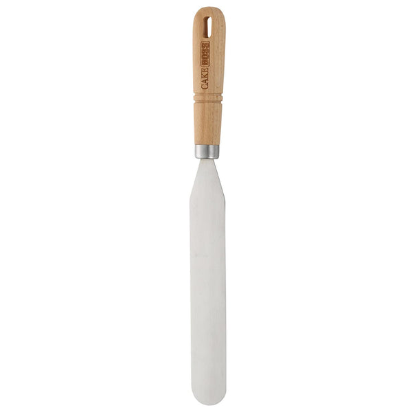 Cake Boss Beechwood 8'' Icing Spatula - Brown