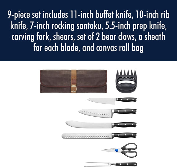 Henckels Forged Accent Barbecue Carving Tool Set
