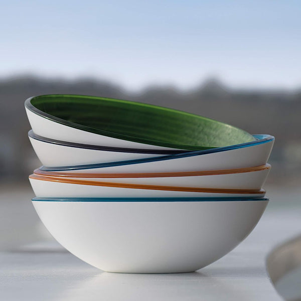 GUZZINI M BOWL TWIST - Clear Blue