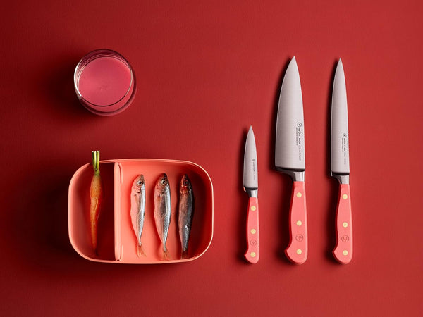 Wusthof Classic 8-Piece Knife Block Set - Coral Peach
