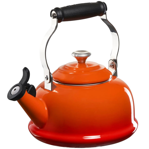 Le Creuset 1.7 qt. Whistling Kettle - Flame w/ SS Knob