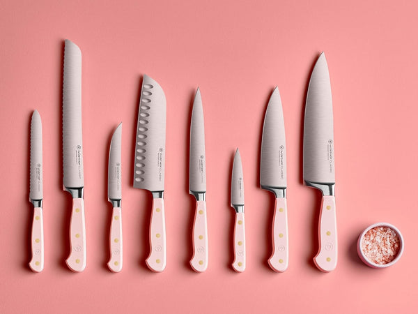 Wusthof Classic 8-Piece Knife Block Set - Pink Sea Salt