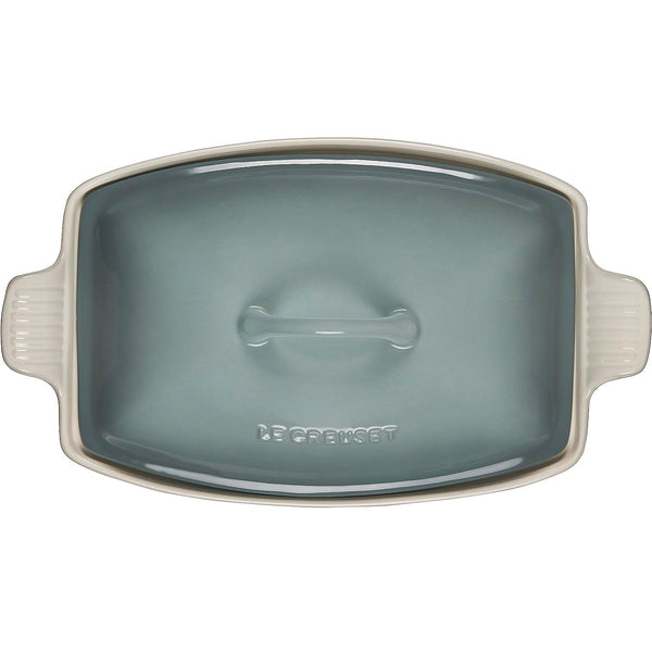 Le Creuset 4.5 qt. Heritage Deep Covered Rectangular Baker - Sea Salt