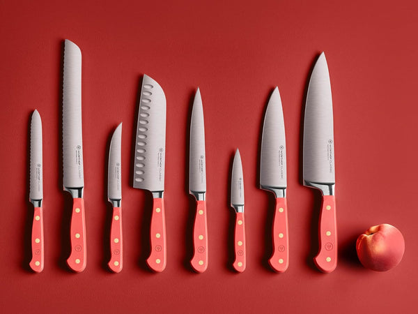 Wusthof Classic 8-Piece Knife Block Set - Coral Peach