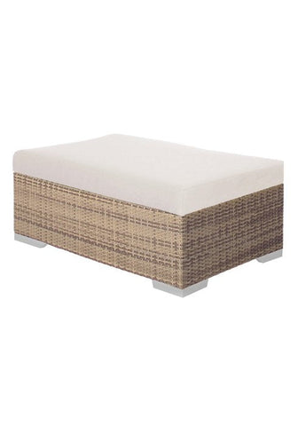 Tropitone Arzo Woven Rectangular Ottoman W/ Cushion