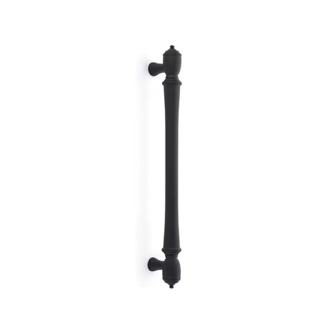 EMTEK SPNDL APP PULL 12"  US19 - FLAT BLACK