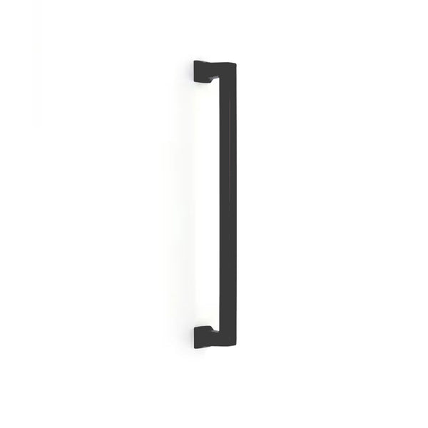EMTEK ALXNDR APP PULL 12"  US19 - FLAT BLACK