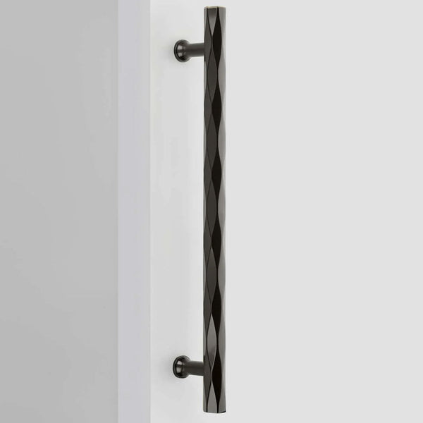 EMTEK TRIBECA APP PULL 12"  US10B - OIL RUBBED BRONZE