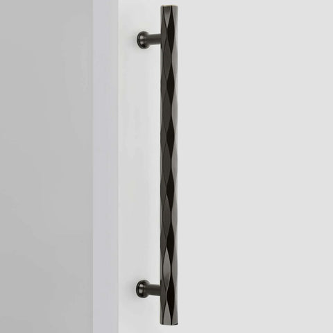 EMTEK TRIBECA APP PULL 12"  US10B - OIL RUBBED BRONZE