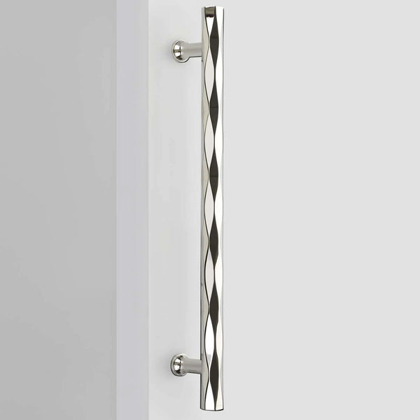 EMTEK TRIBECA APP PULL 12"  US26 - POLISHED CHROME