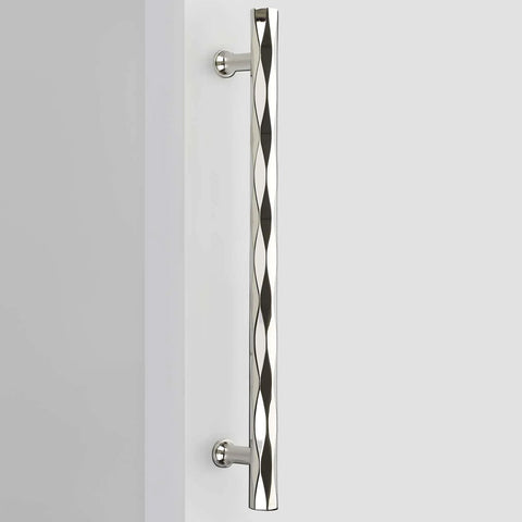 EMTEK TRIBECA APP PULL 12"  US26 - POLISHED CHROME