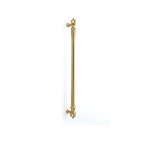 EMTEK SPNDL APP PULL 18"  US3 - POLISHED BRASS