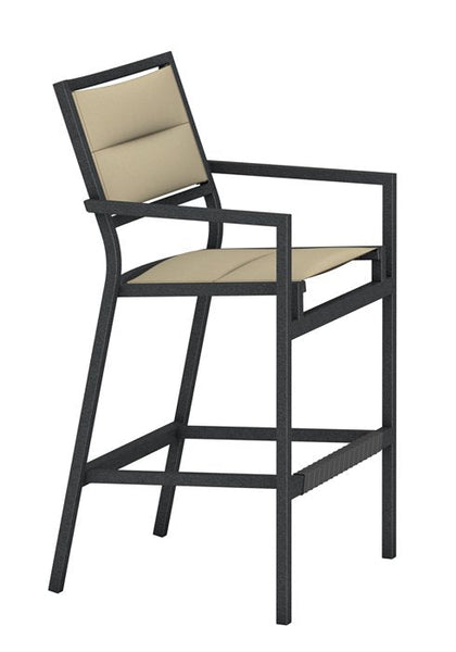 Tropitone Cabana Club Padded Sling Stationary Bar Stool - Grade B
