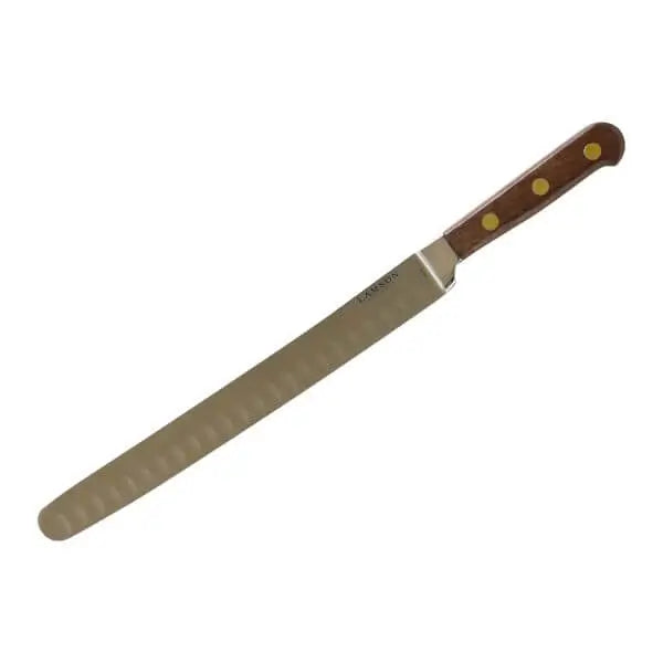 Lamson Forged 10" Roast Knife, Kullenschliff Edge - Walnut
