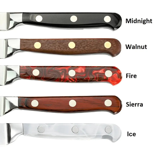 Lamson Forged 2-Pc Carving Knife Set (10" Slicer, 12" Fork) - Fire