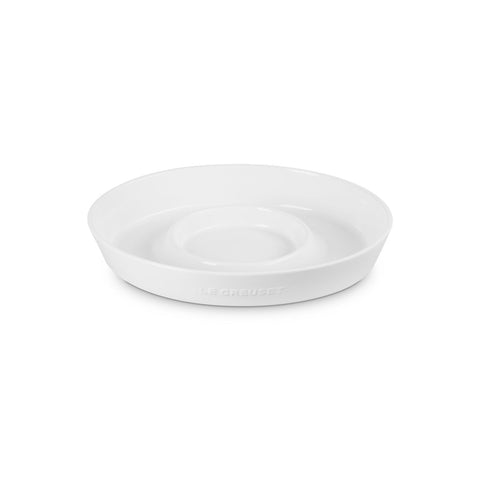 Le Creuset 13" Chip and Dip Platter - White