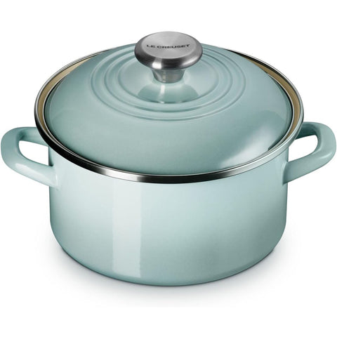 Le Creuset 3.8 qt. Petite Stockpot - Sea Salt