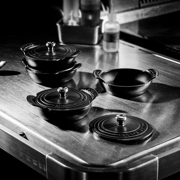 Le Creuset Gourmand Collection 0.3 QT. Mini Round Braiser with Lid, Set of 4