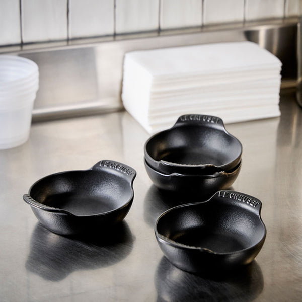 Le Creuset Gourmand Collection 0.3 QT. Mini Round Braiser, Set of 4