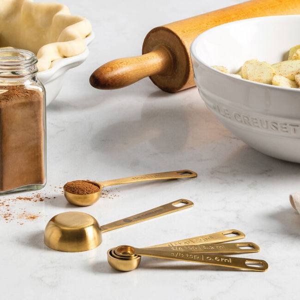 Le Creuset Gold Measuring Spoons - Set of 5