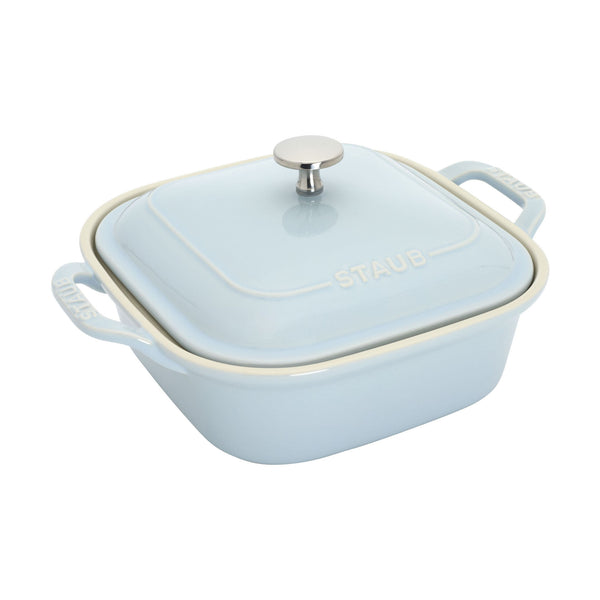 Staub Stoneware 4-pc Macaron Mixed Baking Dish Set - Light Blue