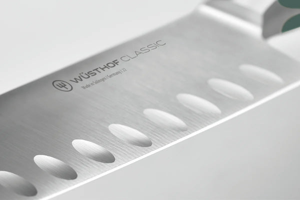 Wusthof Classic 7" Santoku, Hollow Edge - Fresh Rosemary