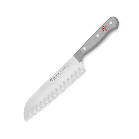 WUSTHOF GOURMET GREY 7" SANTOKU, HOLLOW EDGE